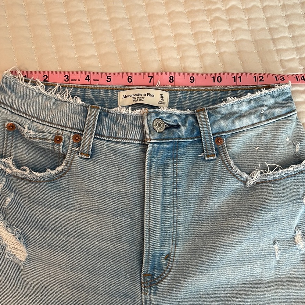 Abercrombie Skinny High Rise Curve Love Jeans - Picture 5 of 5